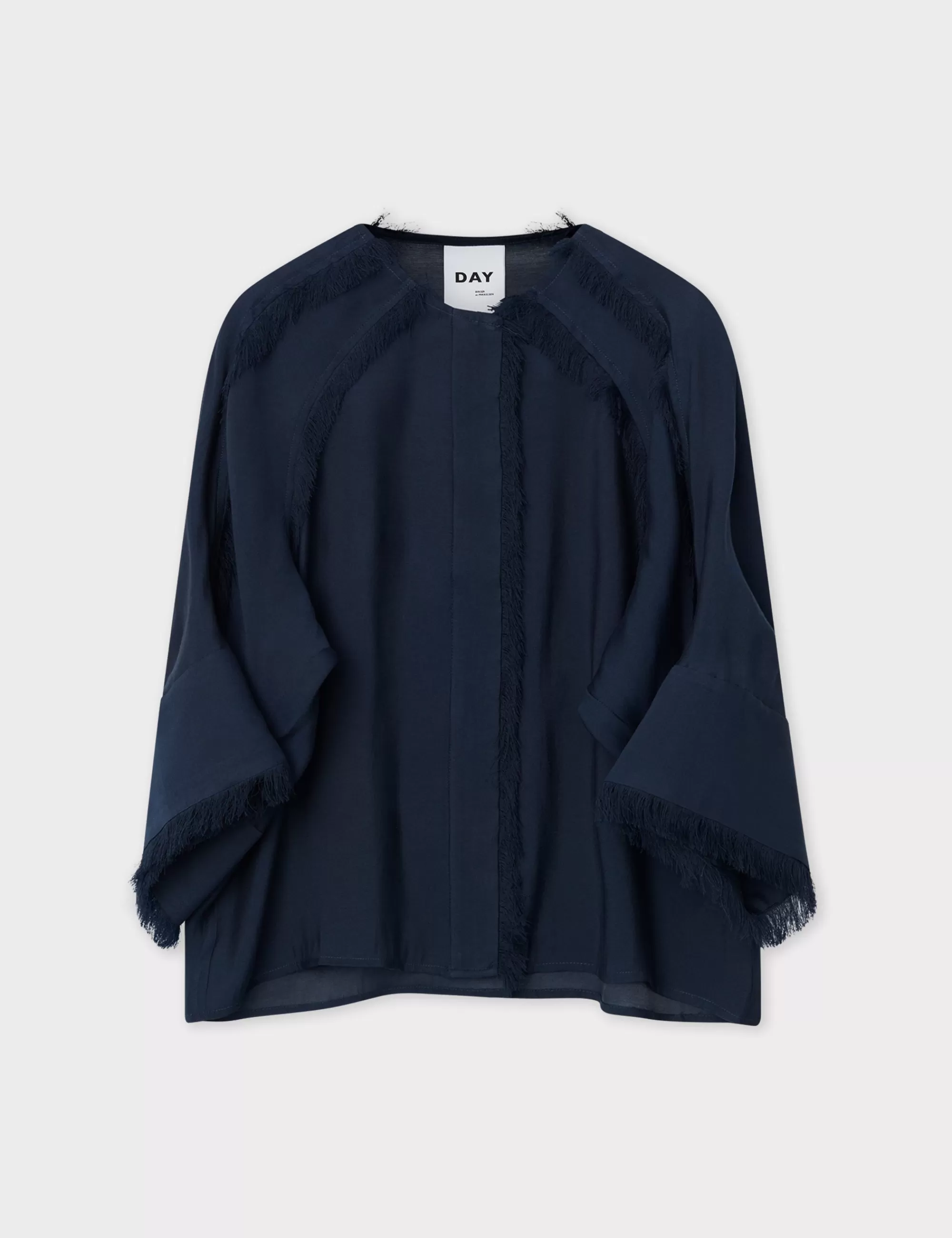 Discount DAY Birger et Mikkelsen Cassie - Sheer Fringes - Dark Sapphire DarkSapphire