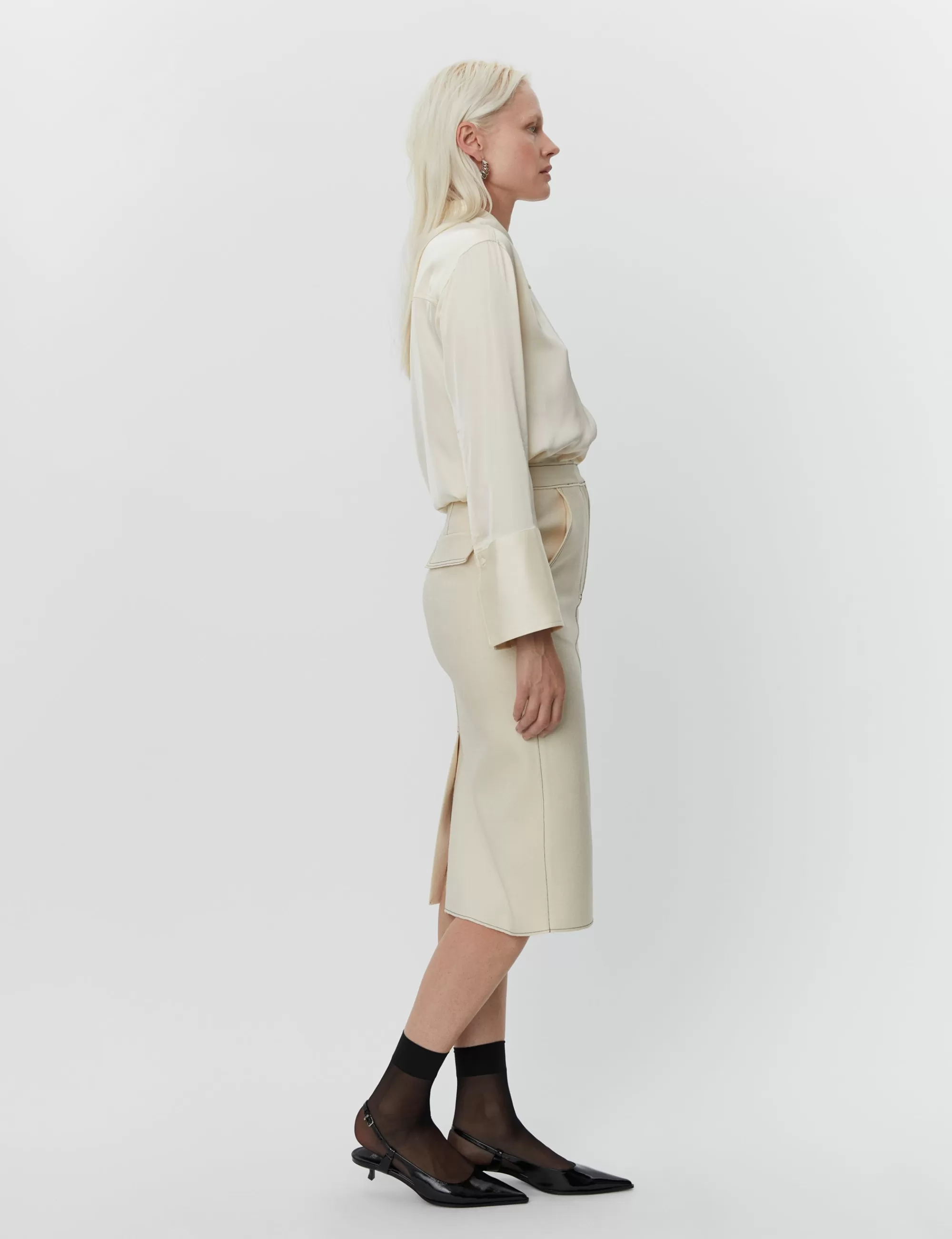 Best DAY Birger et Mikkelsen Felix - Fluid Viscose RD - WINTER WHITE WINTERWHITE