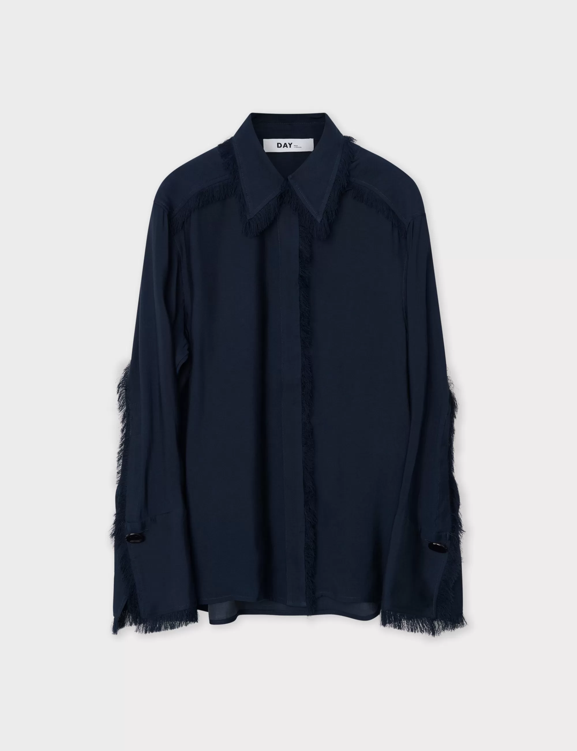 Cheap DAY Birger et Mikkelsen Havanna - Sheer Fringes - Dark Sapphire DarkSapphire