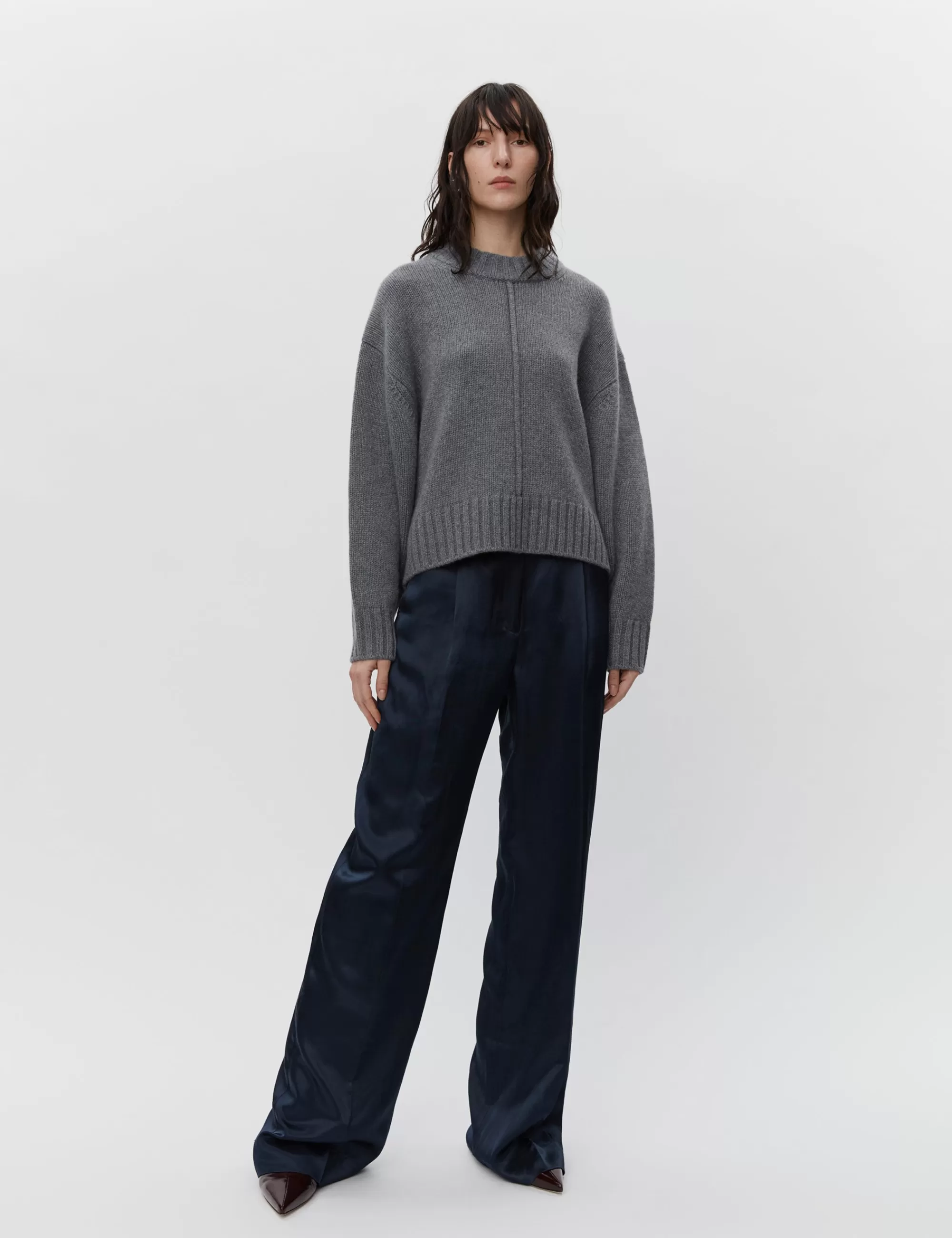 Best Sale DAY Birger et Mikkelsen Lula - Daily Cashmere - DARK GREY MELANGE DARKGREYMELANGE