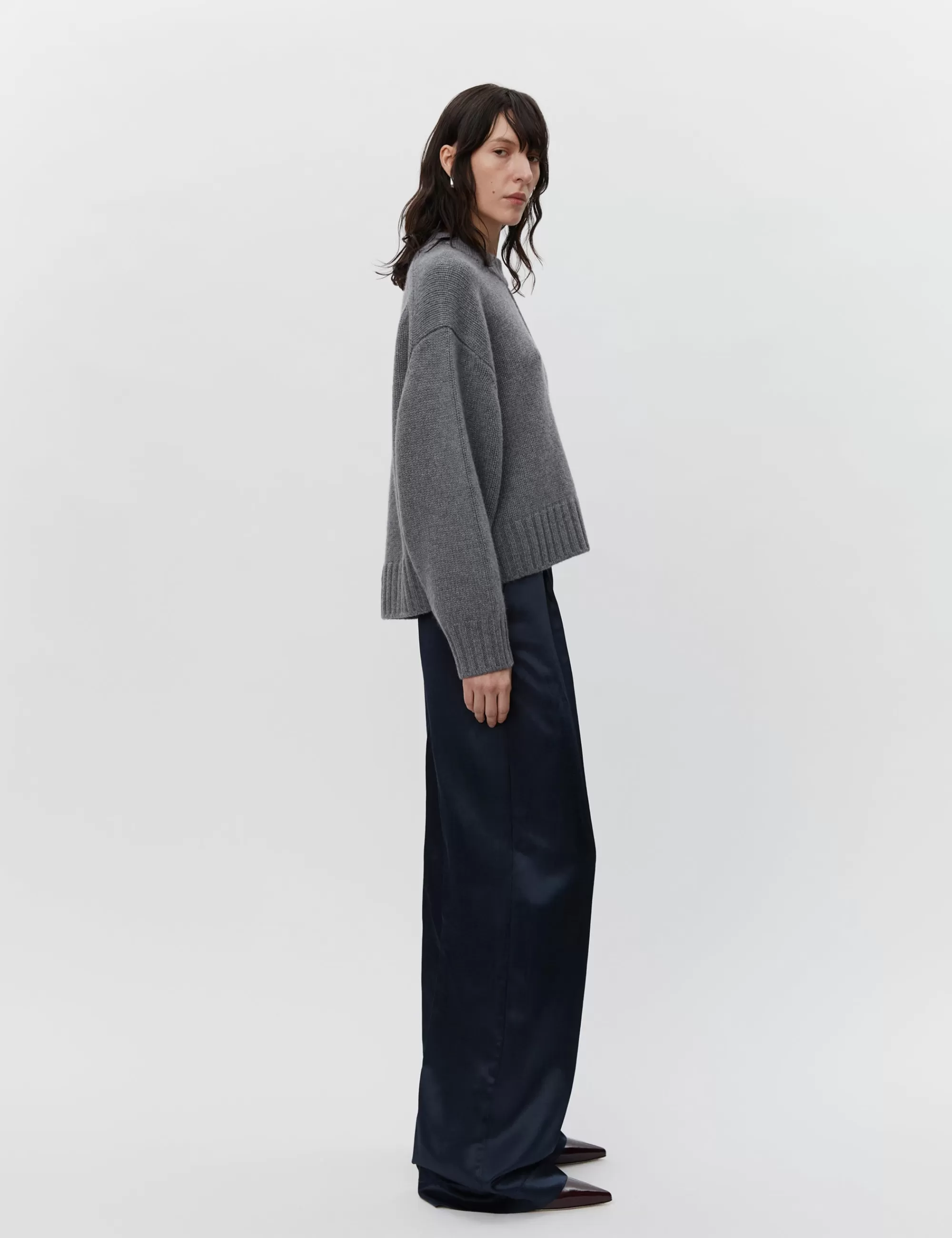 Best Sale DAY Birger et Mikkelsen Lula - Daily Cashmere - DARK GREY MELANGE DARKGREYMELANGE