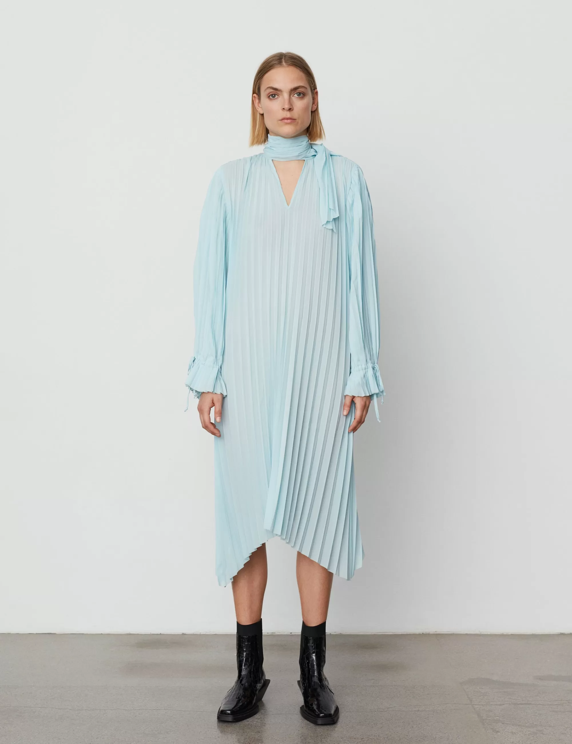 Flash Sale DAY Birger et Mikkelsen Oscar - Solid Plissé - BLUE GLOW BLUEGLOW