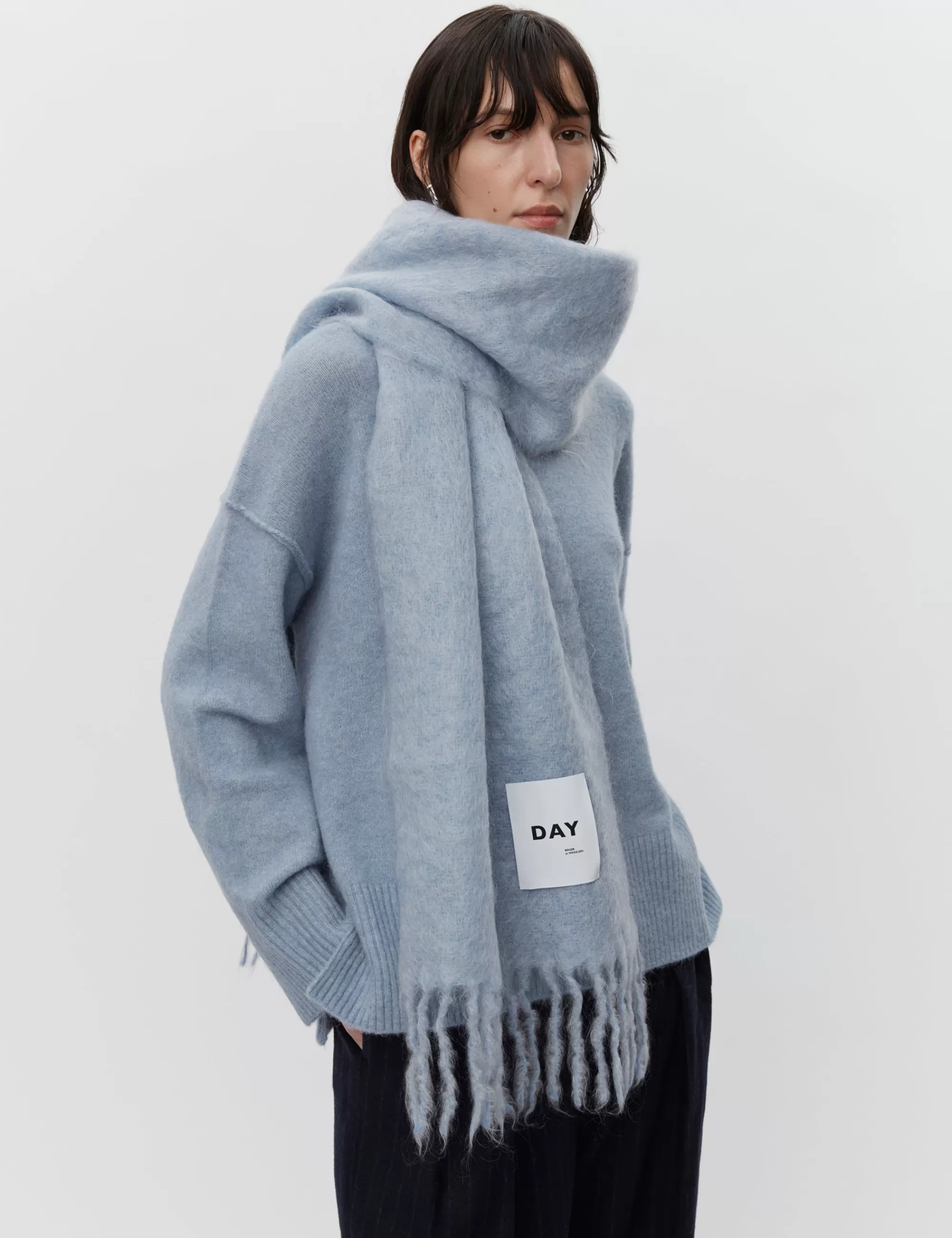 Flash Sale DAY Birger et Mikkelsen Regina - Fluffy Days - PIGEON BLUE MELANGE PIGEONBLUEMELANGE