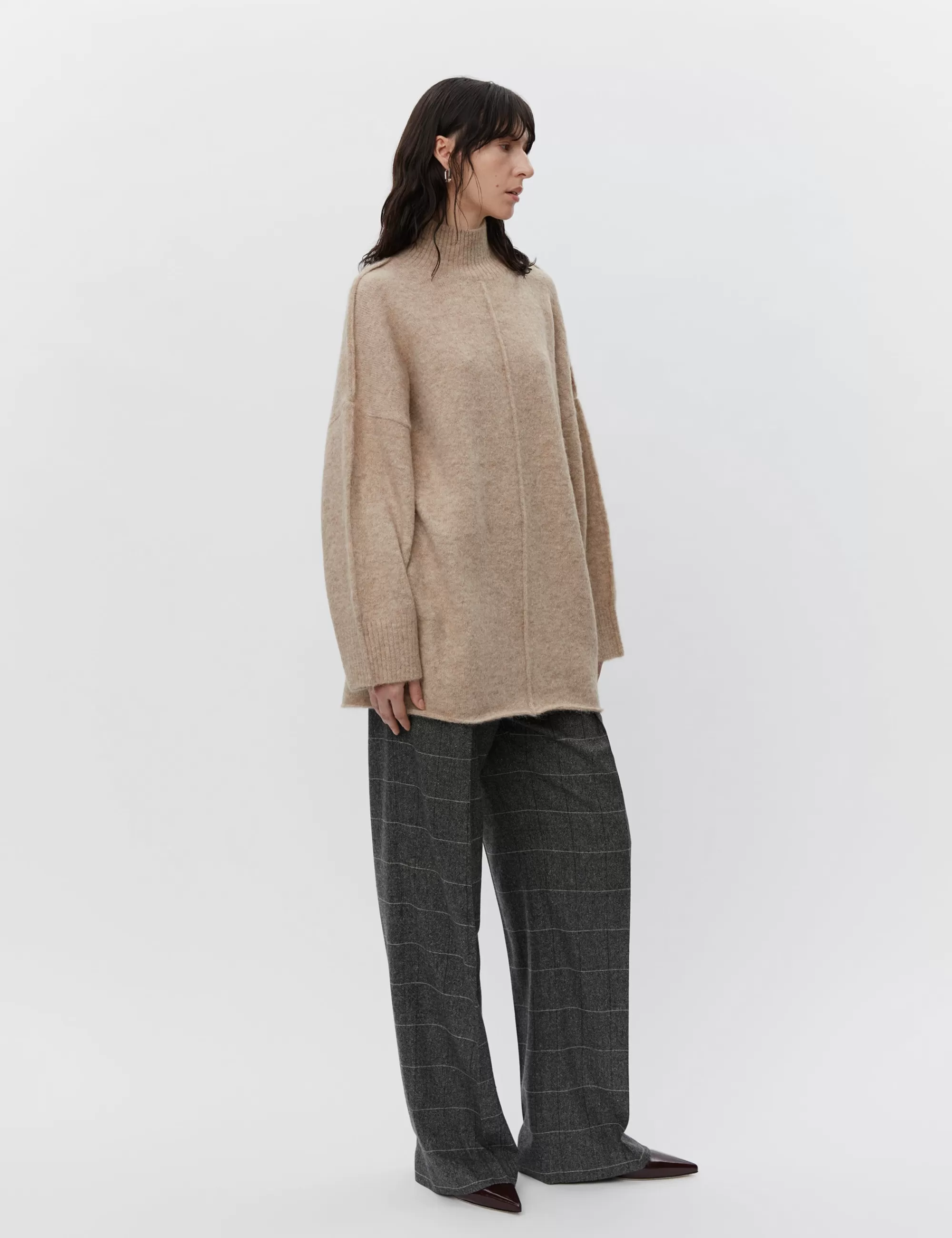 Outlet DAY Birger et Mikkelsen Simone - Winter Alpaca - BEIGE MELANGE BEIGEMELANGE